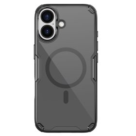   Nillkin Nature TPU PRO Magnetic tok Apple iPhone 17 készülékhez – Átlátszó fekete