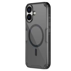   Nillkin Nature TPU PRO Magnetic tok Apple iPhone 17 készülékhez – Átlátszó fekete