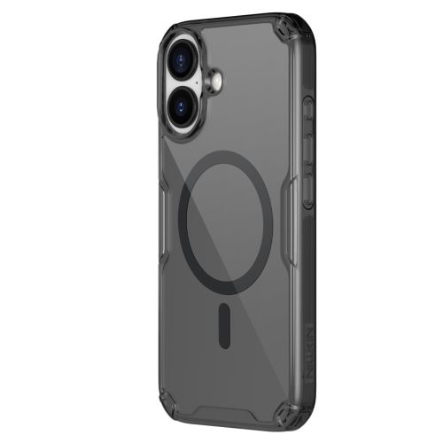 Nillkin Nature TPU PRO Magnetic tok Apple iPhone 17 készülékhez – Átlátszó fekete