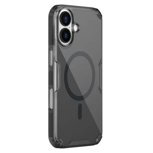 Nillkin Nature TPU PRO Magnetic tok Apple iPhone 17 készülékhez – Átlátszó fekete