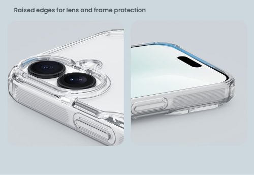 Nillkin Nature TPU PRO Magnetic tok Apple iPhone 17 készülékhez – Átlátszó fekete