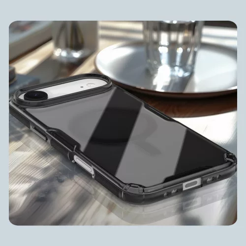 Nillkin Nature TPU PRO Magnetic tok Apple iPhone Air készülékhez – Átlátszó fekete
