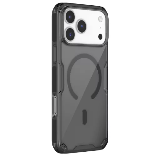 Nillkin Nature TPU PRO Magnetic tok Apple iPhone 17 Pro Max / 18 Pro Max készülékhez – Átlátszó fekete