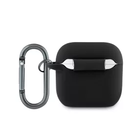   Lacoste Liquid Silicone Croc Logo AirPods tok – AirPods 4 – Fekete