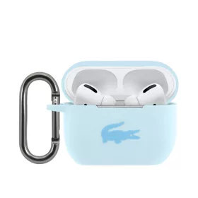   Lacoste Liquid Silicone Glossy Printing Logo AirPods tok – AirPods Pro – Kék