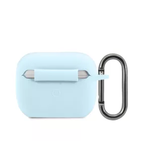   Lacoste Liquid Silicone Glossy Printing Logo AirPods tok – AirPods Pro – Kék