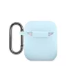 Lacoste Liquid Silicone Glossy Printing Logo AirPods tok – AirPods 1/2 – Kék
