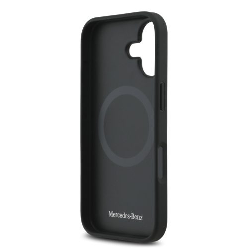 Mercedes Leather The Move MagSafe iPhone 17 tok – Fekete