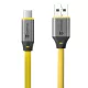 Tactical Fat Man 2.0 kábel, USB-A/USB-C 1m - sárga