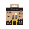 Tactical Fat Man 2.0 kábel, USB-A/USB-C 1m - sárga