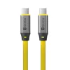 Tactical Fat Man 2.0 kábel, USB-C/USB-C 1m - sárga