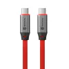 Tactical Fat Man 2.0 kábel, USB-C/USB-C 1m - piros - 