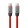 Tactical Fat Man 2.0 kábel, USB-C/USB-C 1m - piros - 