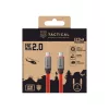 Tactical Fat Man 2.0 kábel, USB-C/USB-C 1m - piros - 