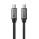Tactical Fat Man 2.0 kábel, USB-C/USB-C 1m - szürke