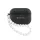 Guess PU 4G Classic Logo Pearl Strap tok, AirPods Pro 3 - fekete
