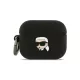 Karl Lagerfeld 3D Logo NFT Karl Head Silicone tok, Airpods Pro 3 - fekete