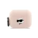 Karl Lagerfeld 3D Logo NFT Choupette Head Silicone tok, Airpods Pro 3 - rózsaszín