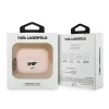 Karl Lagerfeld 3D Logo NFT Choupette Head Silicone tok, Airpods Pro 3 - rózsaszín
