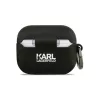 Karl Lagerfeld 3D Logo NFT Choupette Head Silicone tok, Airpods Pro 3 - fekete