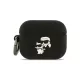 Karl Lagerfeld 3D Logo NFT Karl and Choupette Silicone tok, Airpods Pro 3 - fekete