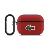 Lacoste Petit Pique Croc Logo Patch AirPods tok – AirPods Pro 3 – Piros