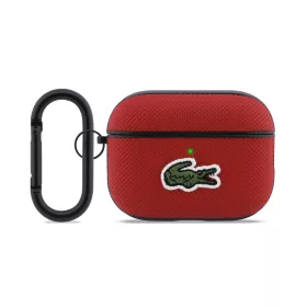   Lacoste Petit Pique Croc Logo Patch AirPods tok – AirPods Pro 3 – Piros