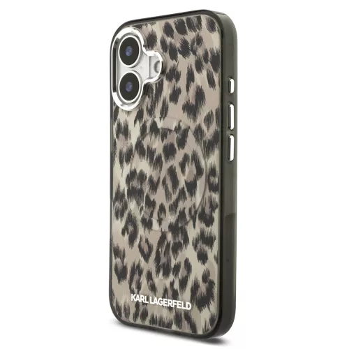 Karl Lagerfeld IML Leopard MagSafe tok, iPhone 17 - barna