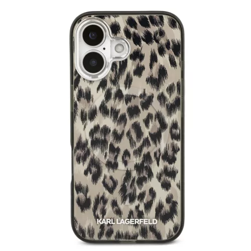 Karl Lagerfeld IML Leopard MagSafe tok, iPhone 17 - barna