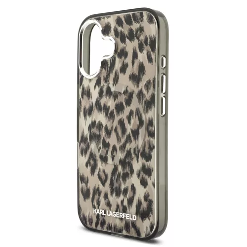 Karl Lagerfeld IML Leopard MagSafe tok, iPhone 17 - barna