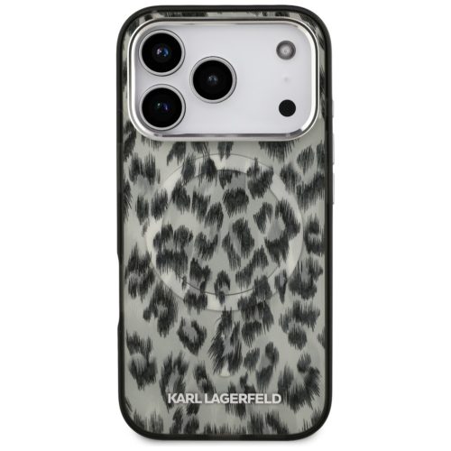 Karl Lagerfeld IML Leopard MagSafe tok, iPhone 17 Pro - barna