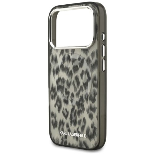 Karl Lagerfeld IML Leopard MagSafe tok, iPhone 17 Pro - barna