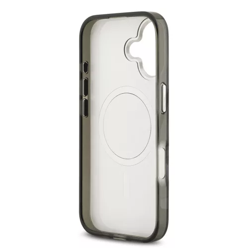 Karl Lagerfeld IML Leopard MagSafe tok,  iPhone 17 - szürke