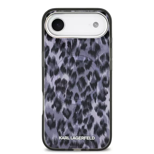 Karl Lagerfeld IML Leopard MagSafe tok, iPhone Air - szürke