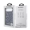 Karl Lagerfeld IML Leopard MagSafe tok, iPhone Air - szürke