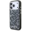Karl Lagerfeld IML Leopard MagSafe tok, iPhone 17 Pro - szürke