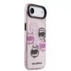 Karl Lagerfeld IML Multi K&CH Heads tok, iPhone Air - rózsaszín