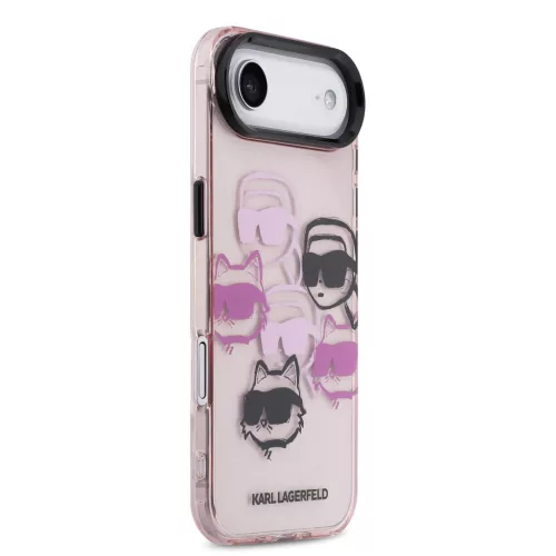 Karl Lagerfeld IML Multi K&CH Heads tok, iPhone Air - rózsaszín