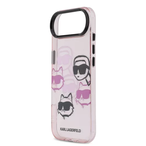 Karl Lagerfeld IML Multi K&CH Heads tok, iPhone Air - rózsaszín