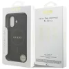 Guess PU Leather 4G Colored Ring MagSafe tok, iPhone 17 - fekete