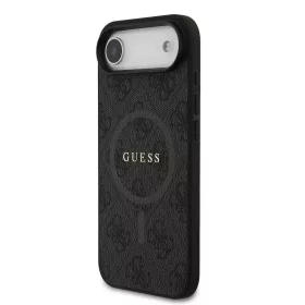   Guess PU Leather 4G Colored Ring MagSafe tok, iPhone Air - fekete