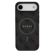 Guess PU Leather 4G Colored Ring MagSafe tok, iPhone Air - fekete
