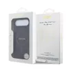 Guess PU Leather 4G Colored Ring MagSafe tok, iPhone Air - fekete