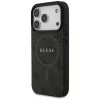 Guess PU Leather 4G Colored Ring MagSafe tok, iPhone 17 Pro Max - fekete