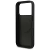 Guess PU Leather 4G Colored Ring MagSafe tok, iPhone 17 Pro Max - fekete