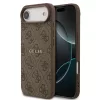 Guess PU Leather 4G Colored Ring MagSafe tok, iPhone Air - barna