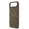 Guess PU Leather 4G Colored Ring MagSafe tok, iPhone Air - barna