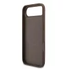 Guess PU Leather 4G Colored Ring MagSafe tok, iPhone Air - barna