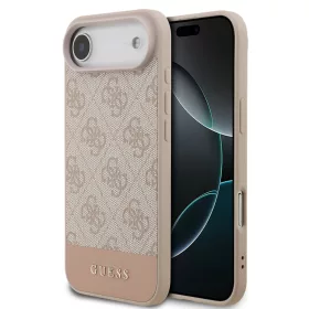 Guess PU 4G Stripe tok, iPhone Air - rózsaszín