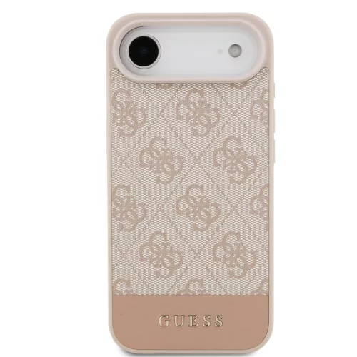 Guess PU 4G Stripe tok, iPhone Air - rózsaszín